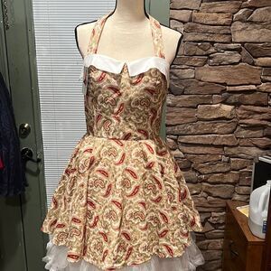 125. Handmade Vintage 50’s Pinup style Apron choose your color